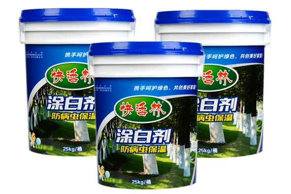 河南周口刘经理用快活林新型含石硫合剂涂白剂省劲太多了